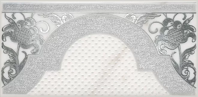 Керамическая плитка Kerama Marazzi Декор Фрагонар белый 7,4х15 HGD\A266\16071