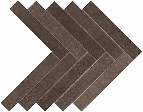 Мозаика Atlas Concorde A1DE Dwell Brown Leather Herringbone 36.2x41.2