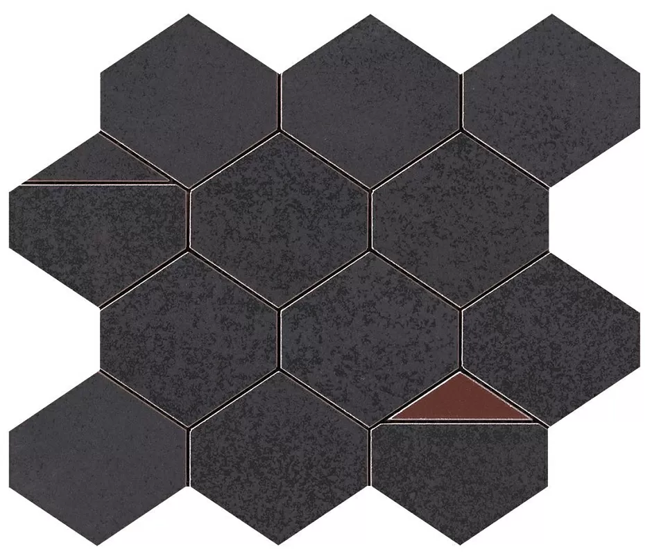 Мозаика Atlas Concorde 9BNI Blaze Iron Mosaico Nest 29.4x25.8