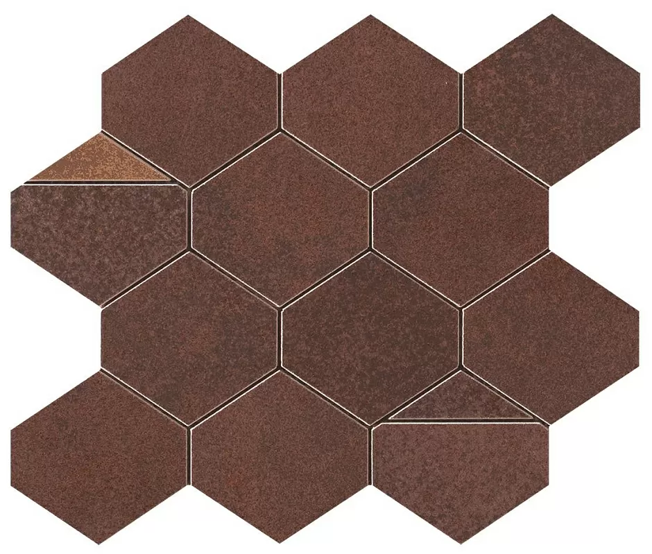 Мозаика Atlas Concorde 9BNC Blaze Corten Mosaico Nest 29.4x25.8