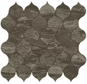 Мозаика Atlas Concorde 9EDB Marvel Absolute Brown Drop Mosaic 27.2x29.7